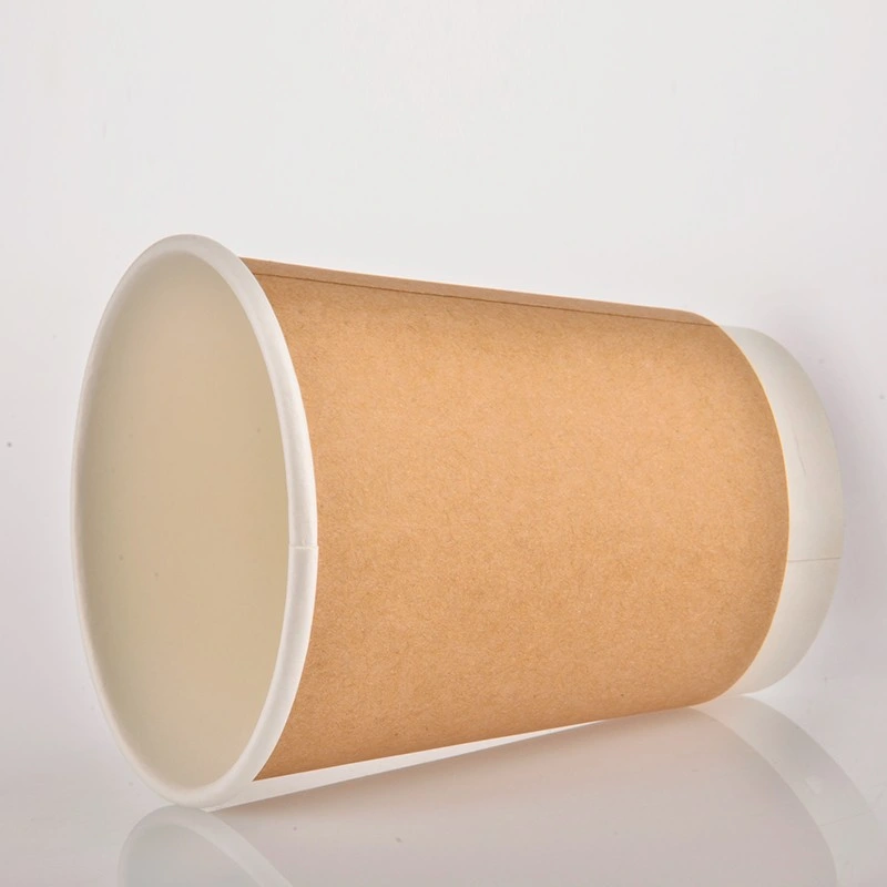 Eco Double Wall Coffee Cups 8oz 12oz 16oz Use Same Lid