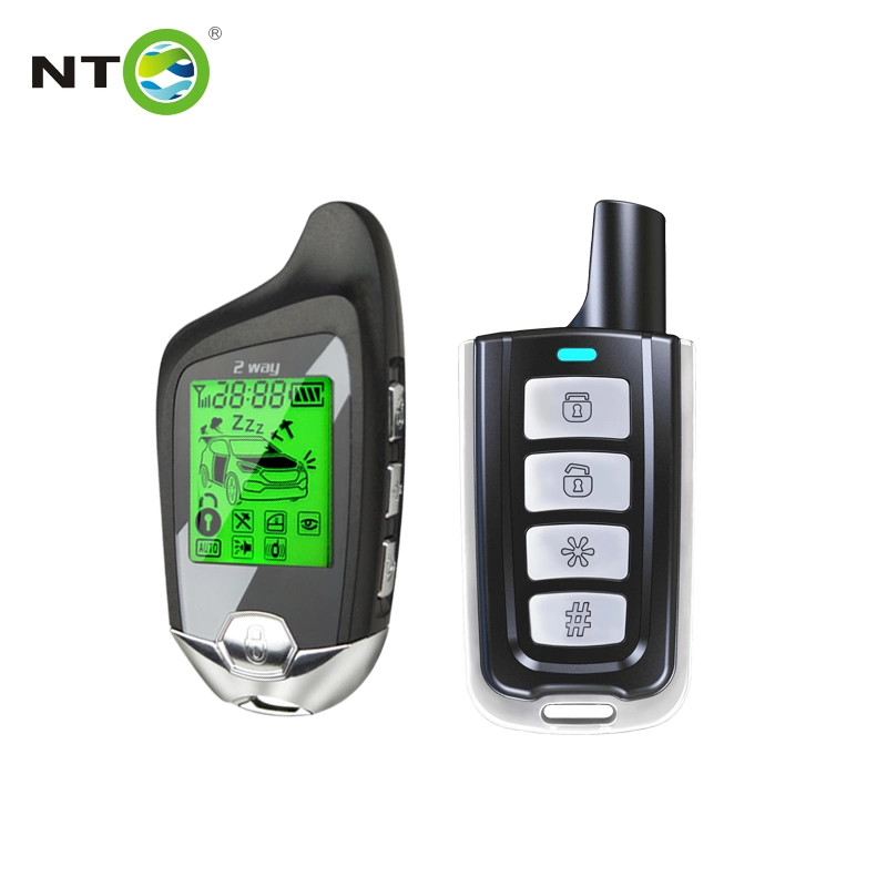 Factory Supply Two Way Vehicle Alarm Starts with Remote Control