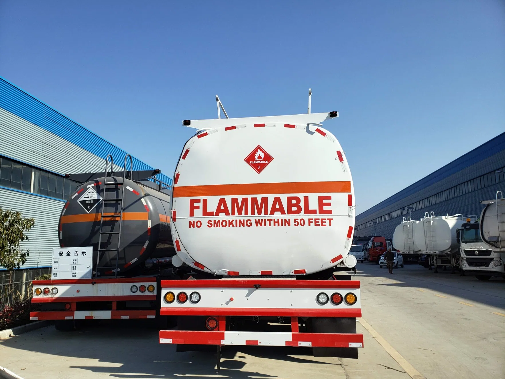 Customized 35000-60000 Litres Edible Oil Fuel Tanker Semi Trailer