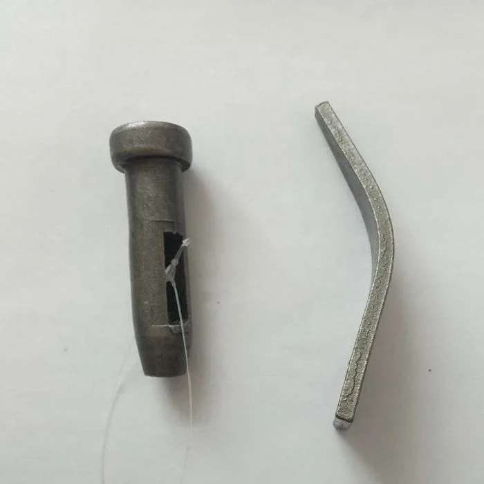 Geschmiedeter Stahl Betonschalung Flachbinder gekrümmter Keil Pin in Schwarz