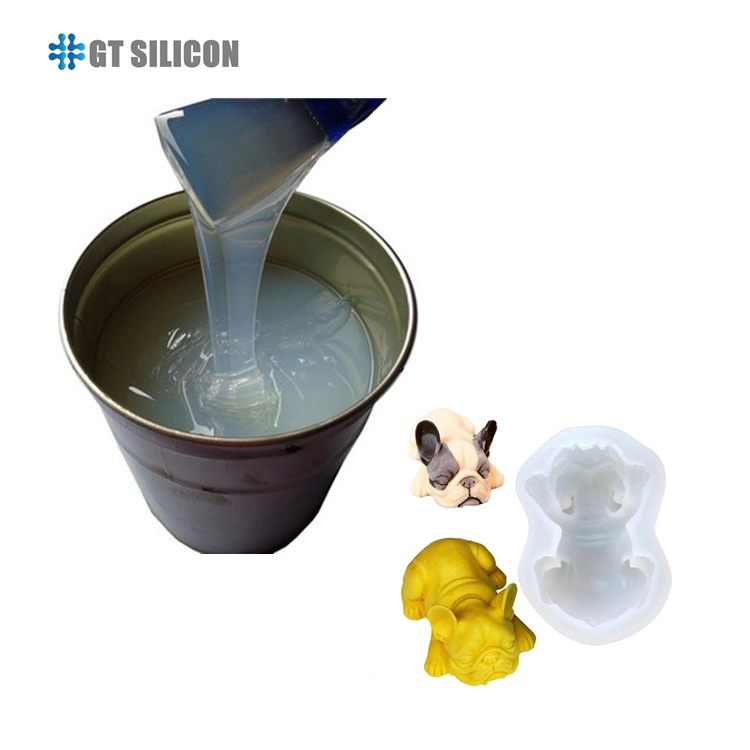 White Color RTV2 Liquid Silicone Rubber Mold Making Silicone Soap/Candle Mold Making
