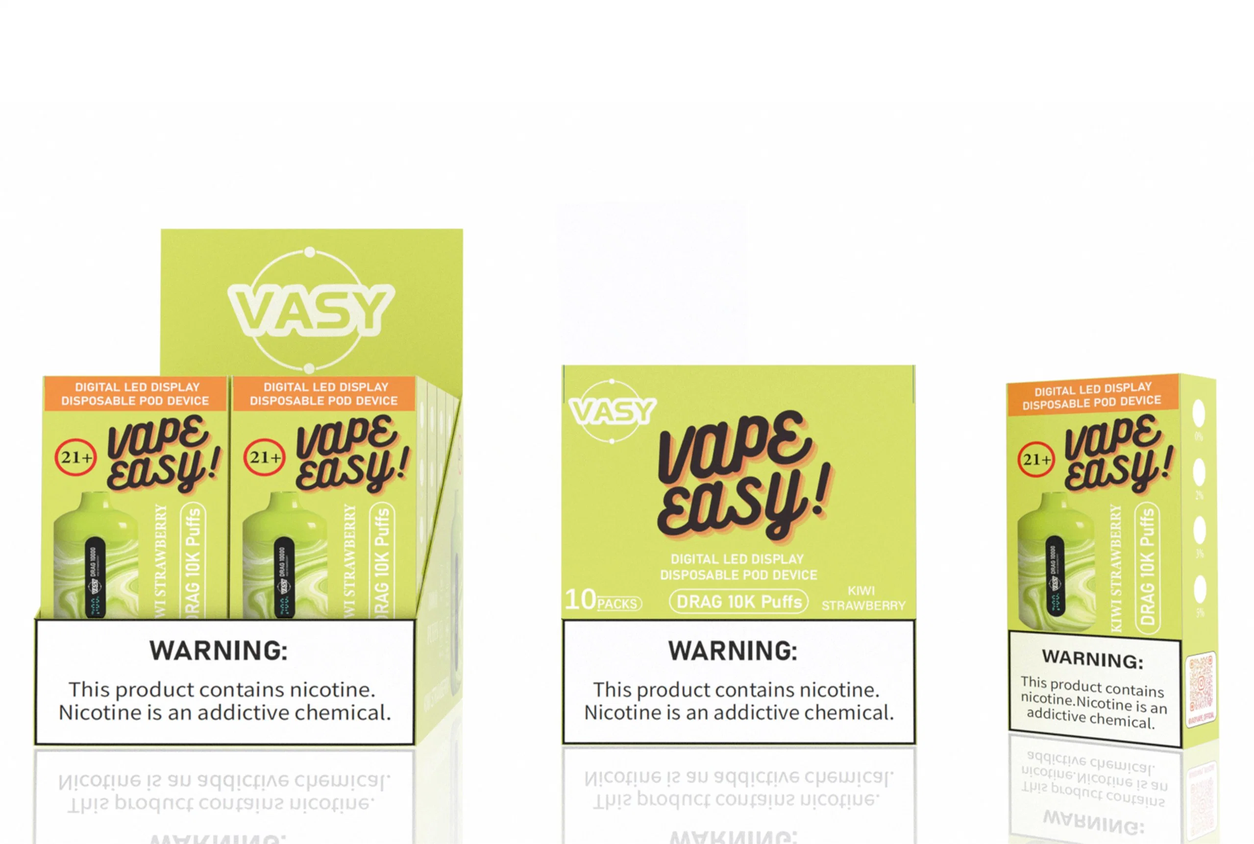 Wholesale/Supplier Vasy Drag 10000 Puff Vaper Mini Rechargeable E Cig USA Best Price Fruit Flavor Waka Shisha Randm Disposable/Chargeable Electronic Vape Pen Hookah