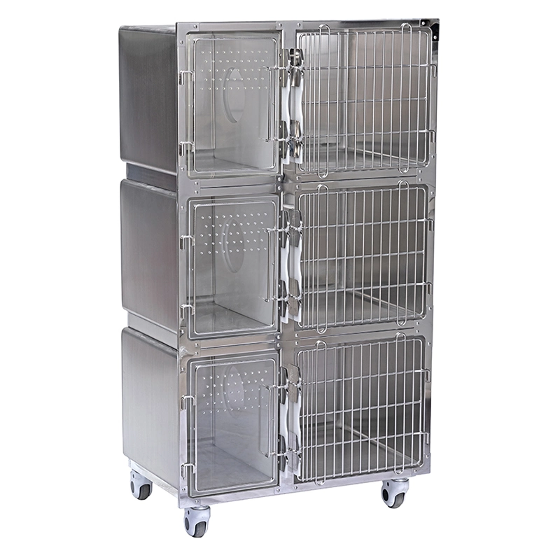 Cheap Price Dog Stainless Steel Pet Combination Modular Large Bank Veterinary Cage