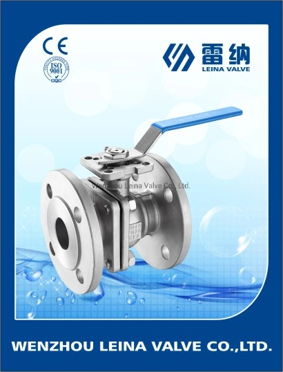 ASME API Wcb Cast Steel Flange End Gate Ball Valve Direct Mounting Pad 2PC Flanged Ball Valve