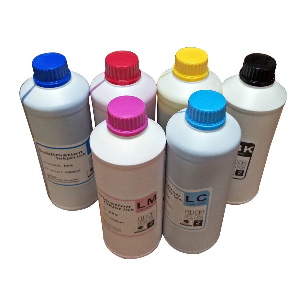 1000ml Sublimation Dtf Pet Film Transfer Inks with Epson Heads for Textile and Garment Printing