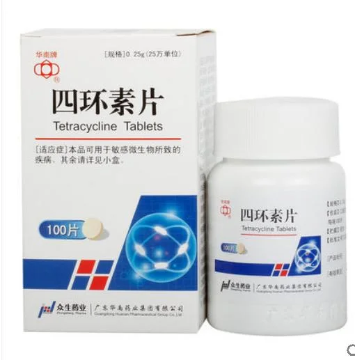 Tetracycline Tablets for Mycoplasma Infection.