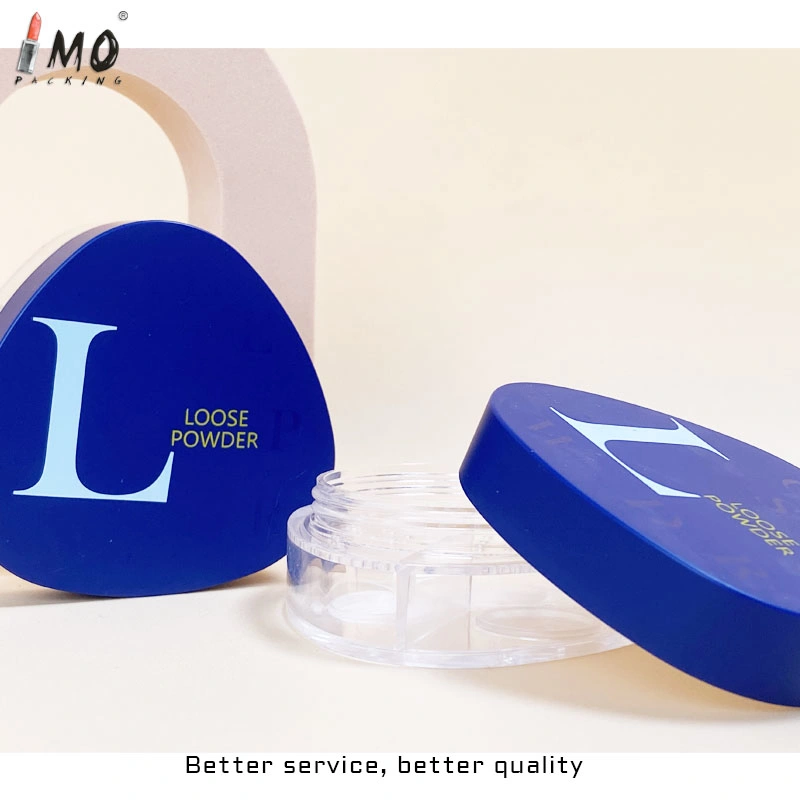 Newest Cosmetic Packaging Transparent Empty Loose Powder Case