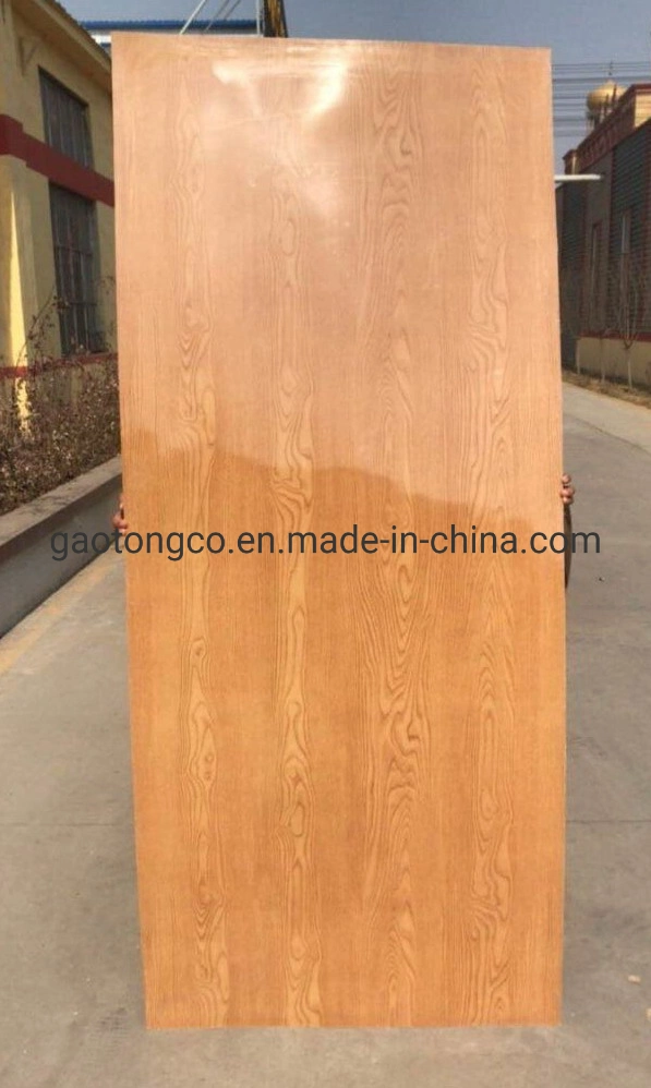 Fiberglass Plywood Skin/Melamine HDF/Okoume Plywood Door Skin