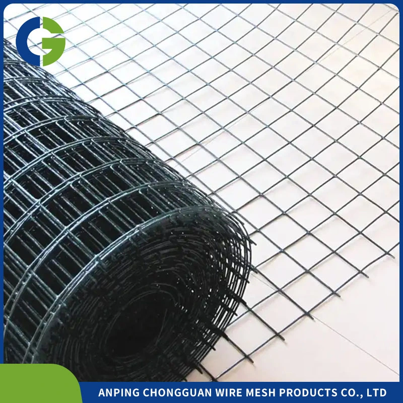 Factory Supply Price Weight Green or Black Color PVC Coated Welded Wire Mesh for Fence