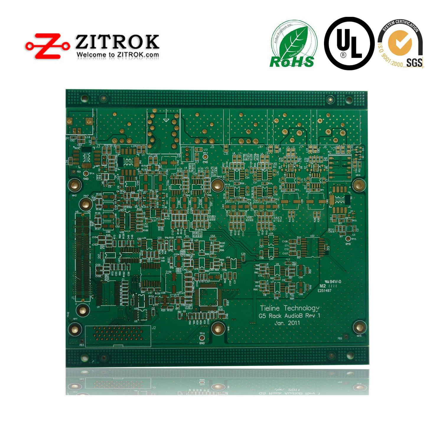 14 anos FR4 circuito de montagem do fabricante de sistemas electrónicos de serviço único PCB Placas fabrico de PCB