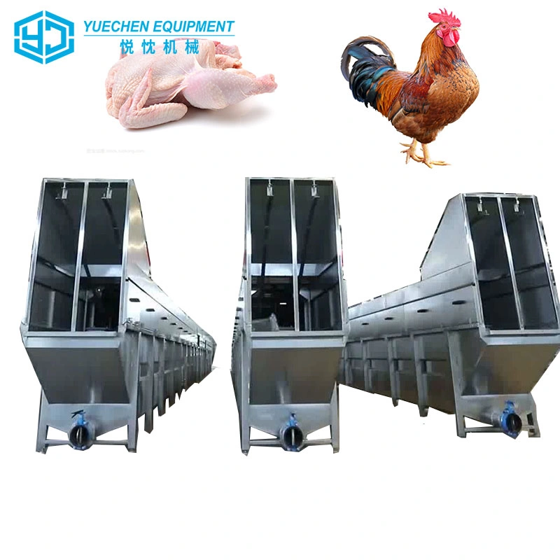 Abattoir de aves de corral completo automático / máquina de sacrificio de pollo / Equipo de procesamiento de carne