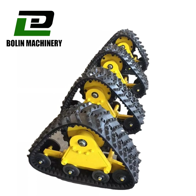 Heavy Duty roue du châssis porteur moissonneuse-batteuse Crawler triangulaire Châssis pour John Deere S660 S680