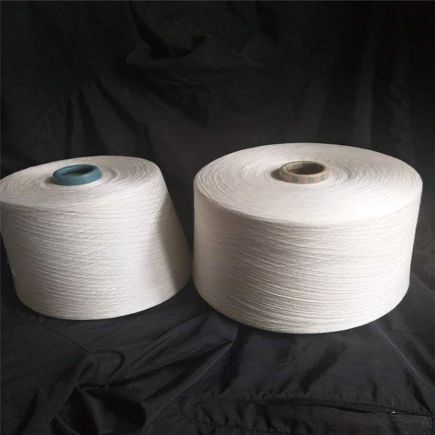 100% Cotton Ring Spun Wholesale Single Solid Color Yarn