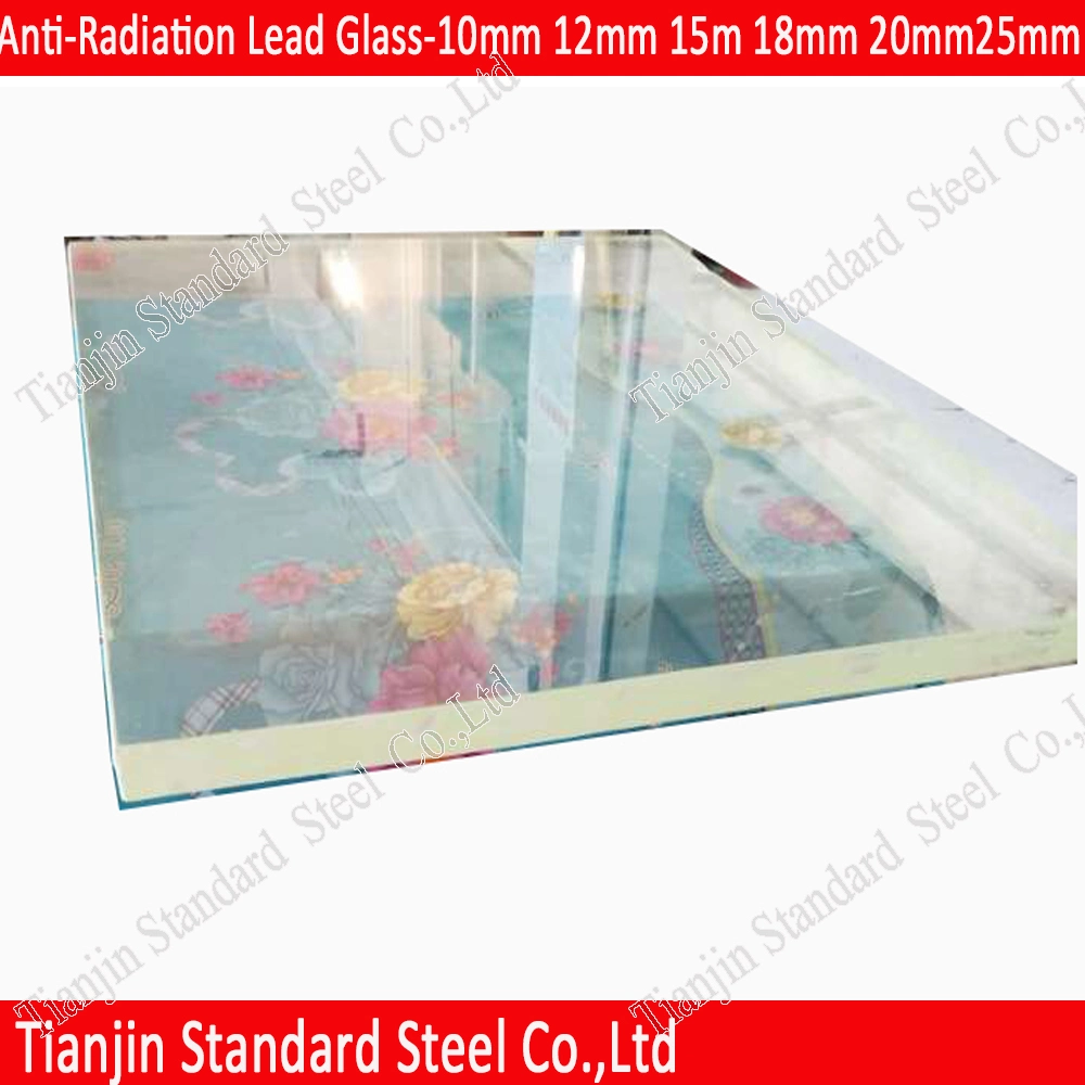 CT Room 120kv 3mm Pb 15 X 1200 X 2000mm Lead Shielding Glass with Alu Frame