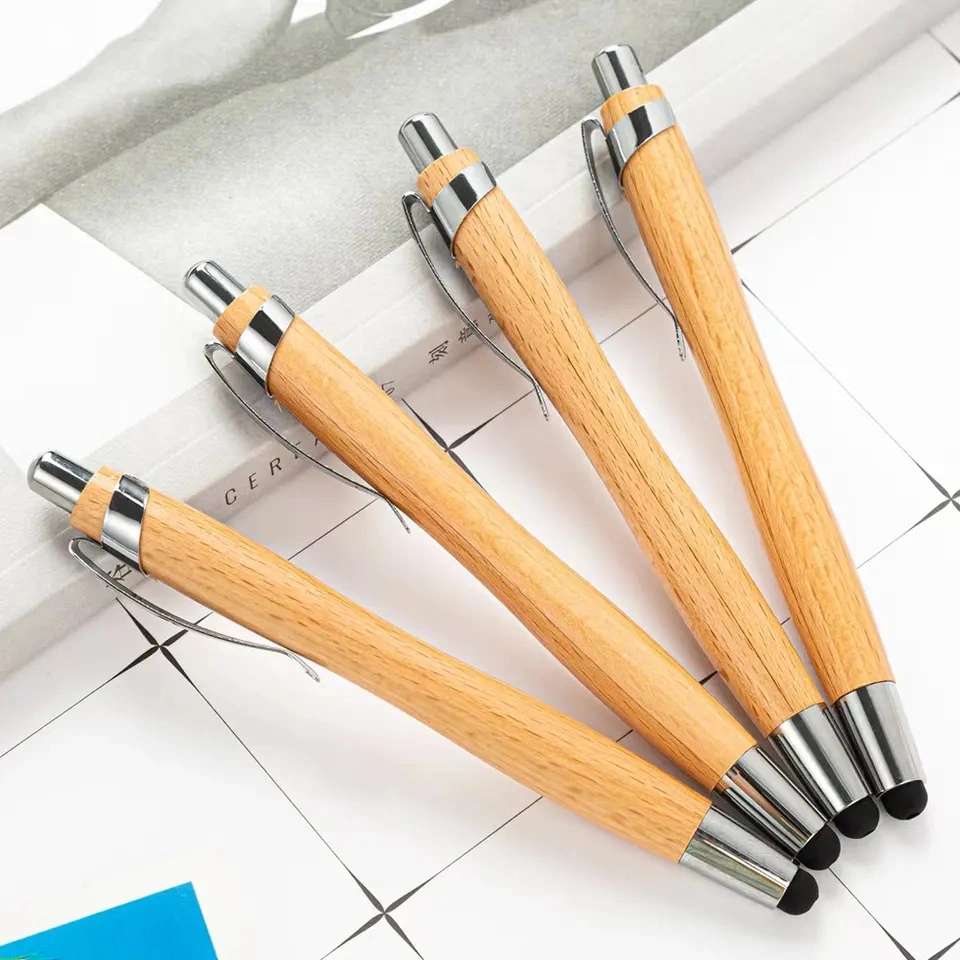 Promotional Environmental Friendly Wooden Pen Bamboo Pen with Customized Logo