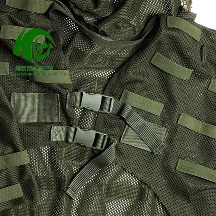 Traje Ghillie táctico Kango para paintball y el CS juego exterior de malla de Tiro y Caza traje Ghillie