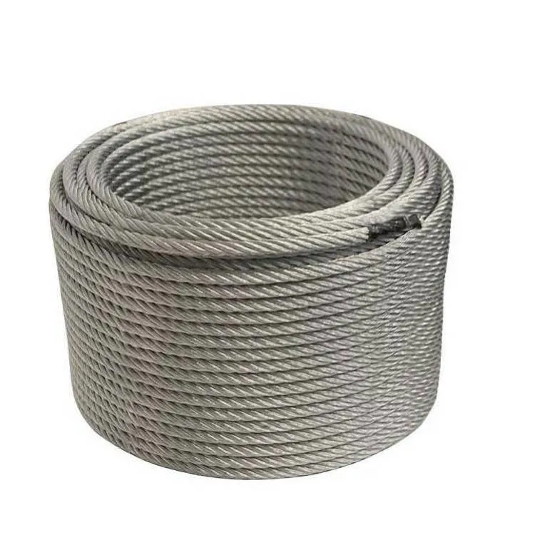 Stainless 6X36ws Steel Wire Rope Mesh Net with Factory Price