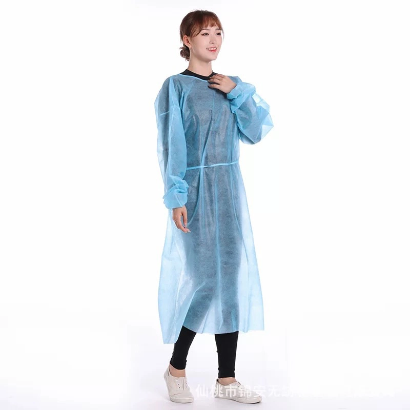 Disposable PP Isolation Gown Protective Apparel Light Weight Isolation Gown