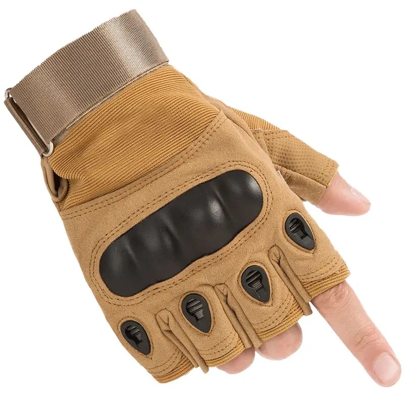 Wholesale/Supplier Half Finger Outdoor Sport Riding Cycling Combat Tactical Gloves