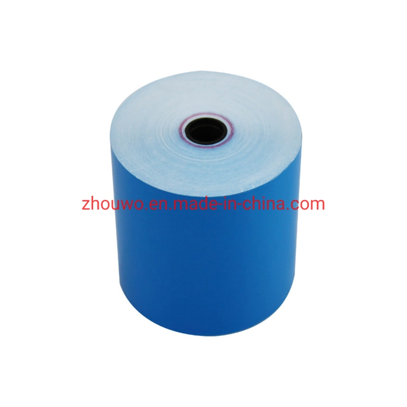 Custom Thermal Paper Colors 80mm Yellow Colored ECG Thermal Fax Paper Rolls