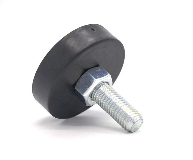 M10*38 PVC Adjusting Screws with Knurled Plastic Base Threat Bolt Overmoulded Leveling Feet