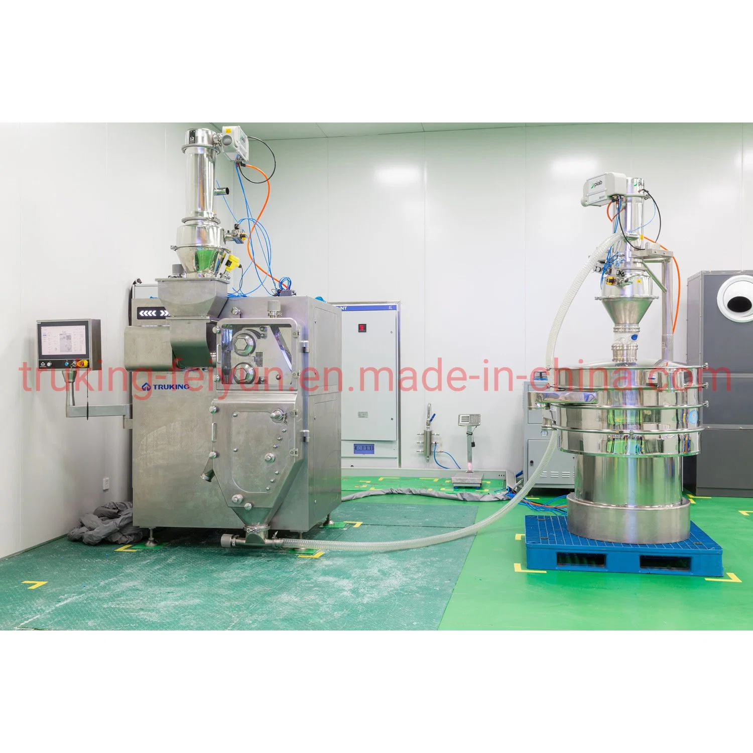 Pharmaceutical Powder Dry Granulator Dry Roller Compactor Press Rotary Swing High Speed Rapid Granulator