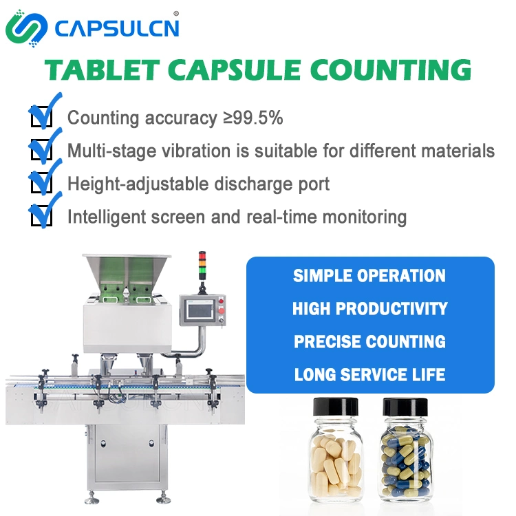 Haute qualité Capsulcn Multi Channel 16 Lane pilule PHARMACEUTIQUE Capsule automatique électronique comprimé contre la machine