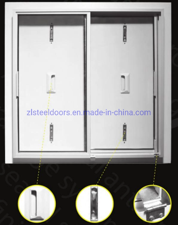 Wholesale/Supplier Aluminum Windows High Security Steel Window Shutter with Astragal Strip Container Shutter