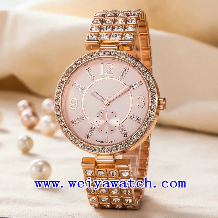 Acier inoxydable de regarder l'ODM Mesdames Watch (WY-G17004C)