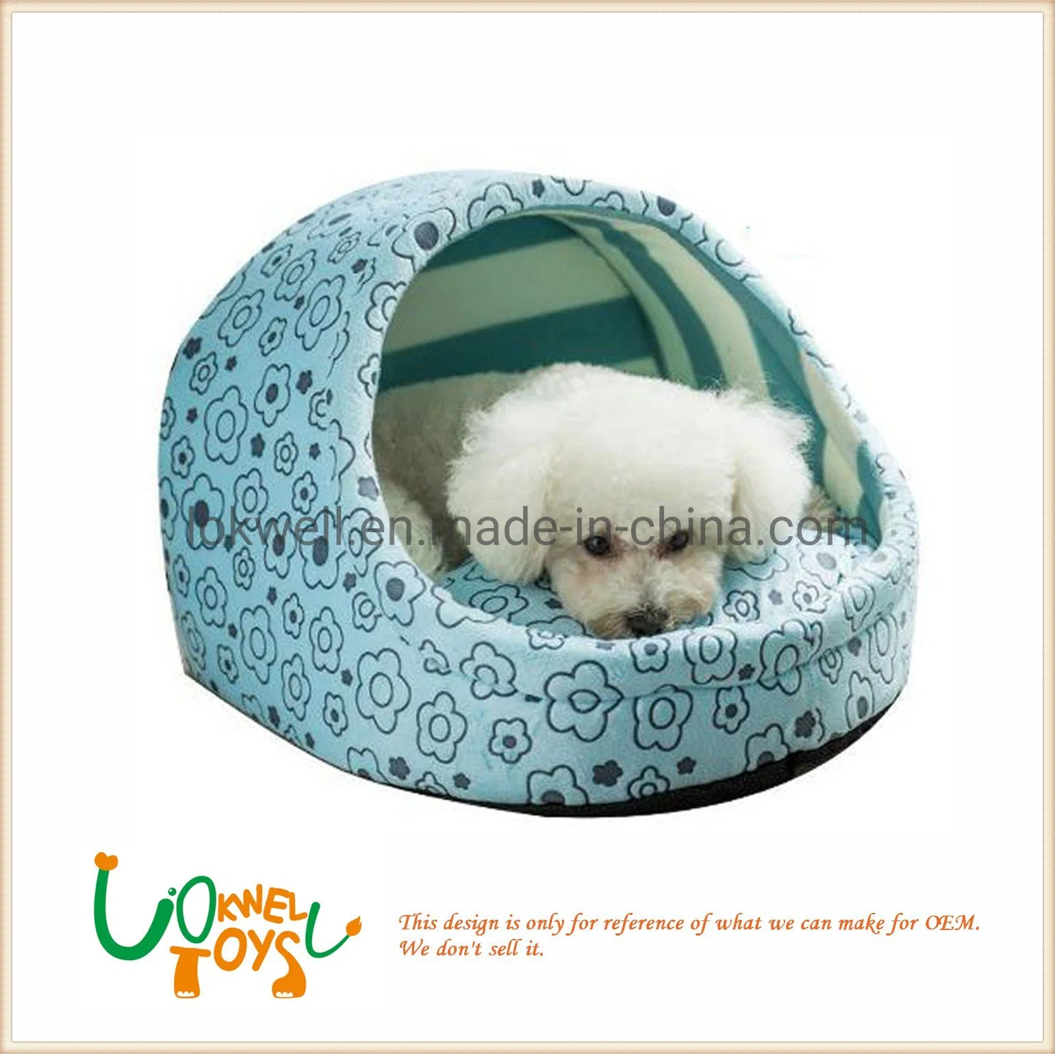 Plush em forma de animal Cama Pet para cães e gatos House
