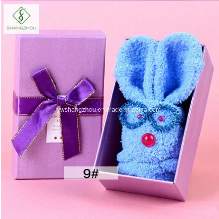 New Design Socks Kewpie Rabbit Custom Children Gift Box