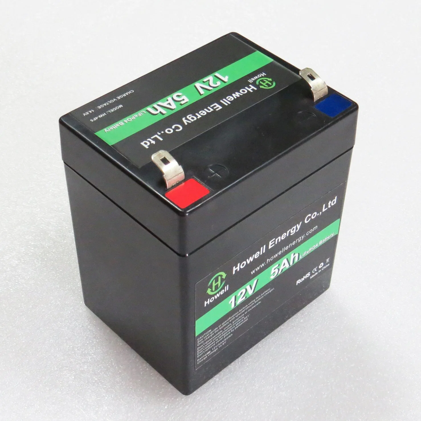 IEC62133 Approved Replacement 12.8V 5ah Lithium LiFePO4 Battery for UPS