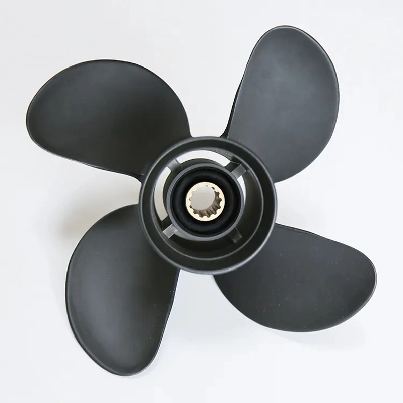 Boat Outboard Propeller 13X17 for Suzuki Df Series 70-140HP Aluminum 4 Stroke 15 Tooth Spline Factory Outlet 4 Blade Engine Part