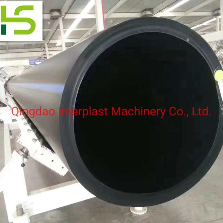 Linha de Extrusão de Tubos de PVC PE PPR PP HDPE de Máquina Plástica Twin/Single Extruder/Extrusion da Interplast de Qingdao para Agricultura, Água/Gás/Escoamento/Abastecimento de Água.