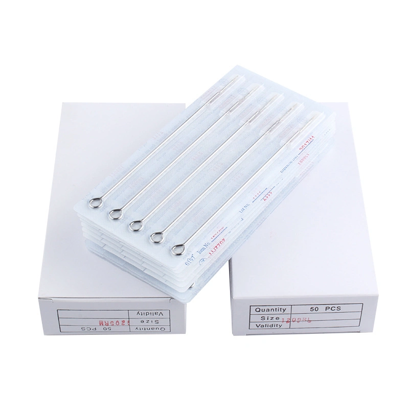 M1 Disposable Tattoo Needle Double Row Cross Needle Tattoo Fog Color Needle Double Row Tattoo Set Wholesale/Supplier