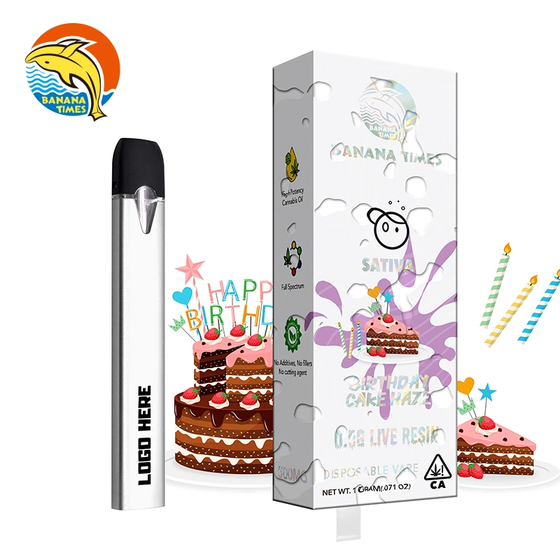 Hochwertige Deutschland Europa HHC Vape Pen OEM Logo USB Wiederaufladbare leere 0,5ml 1ml Dick Öl Einweg-Vape Verdampfer für Hhc-Live-Harz