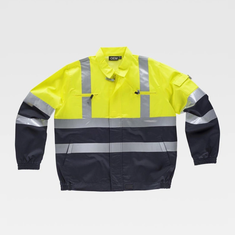 Hi-Vis Classic Combined Safety Workwear Jacket Security Support Waterproof Outdoor Jacket