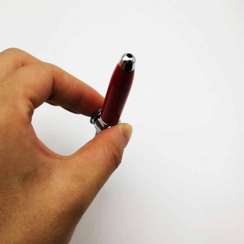 Fingertip Gyro Pen Metal Mini Promotional Pen LED Pen