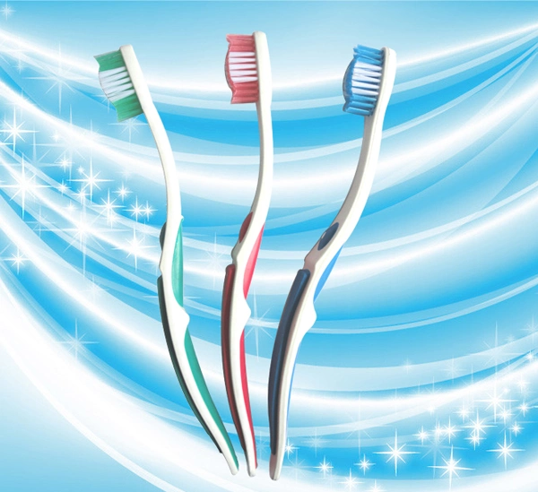 Hot Selling Transparent Travel Nylon Bristles Plastic Adult Toothbrush