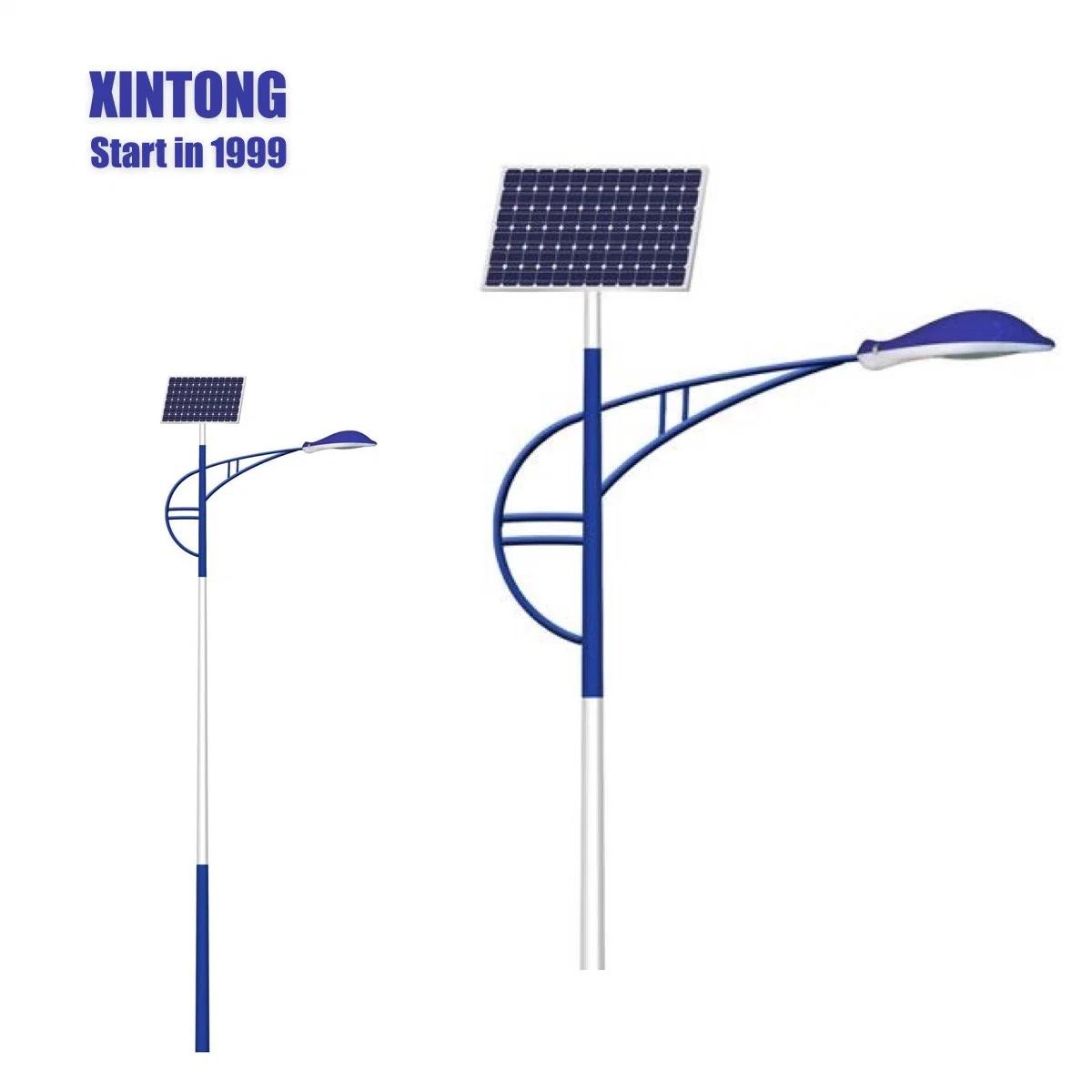 Ventoinha para exterior à prova de água ISO9001 IP67 de 30 W, 60 W, alta luminosidade, com HPS Estrutura de luz híbrida para ruas com turbina eólica solar LED economizadora de energia Fundição em alumínio com poste