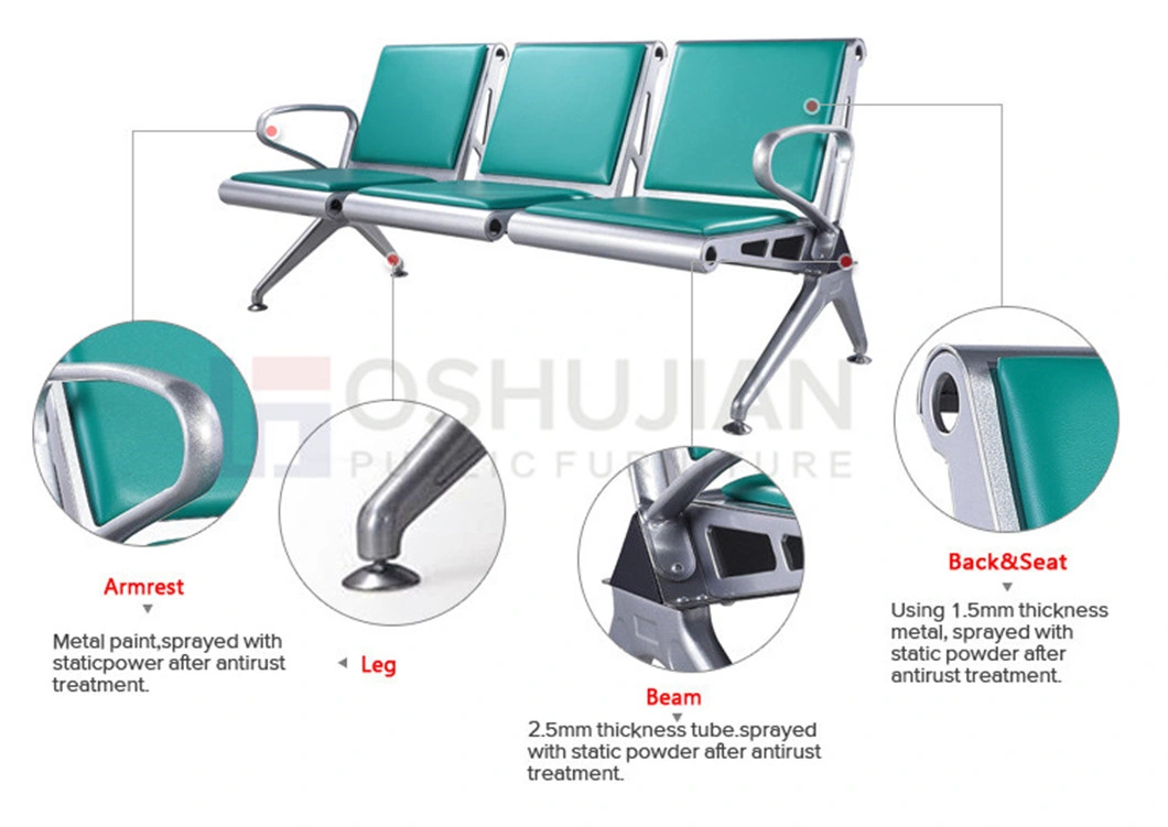 Wholesale/Supplier New Furniture for Waiting Area Furniture for Waiting Area Row Chair for Airport, Hospital, Station