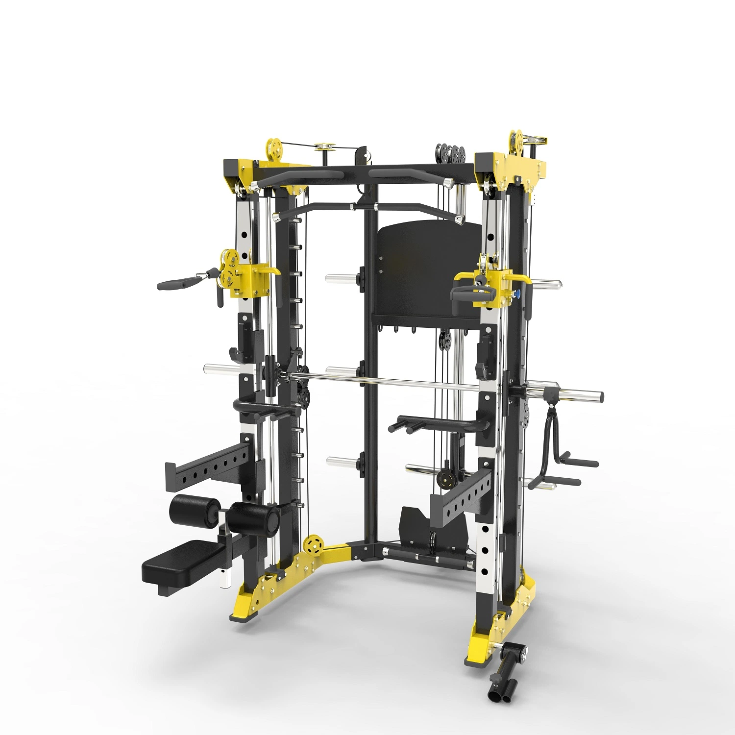 Equipos de gimnasio en Fitness Instructor funcional de la máquina Smith sentadilla power rack