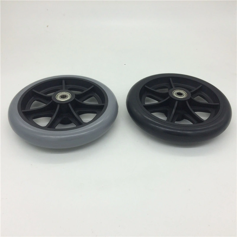 Jq Caster 150mm Wheelchair Front Solid Plastic TPR Wheel Manufacturer