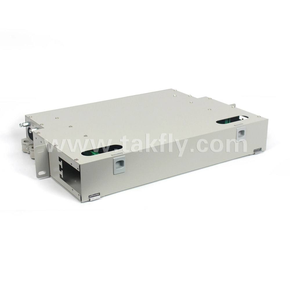 12/24core Fiber Optical Rack Mount Patch Panel with Splicing Tray