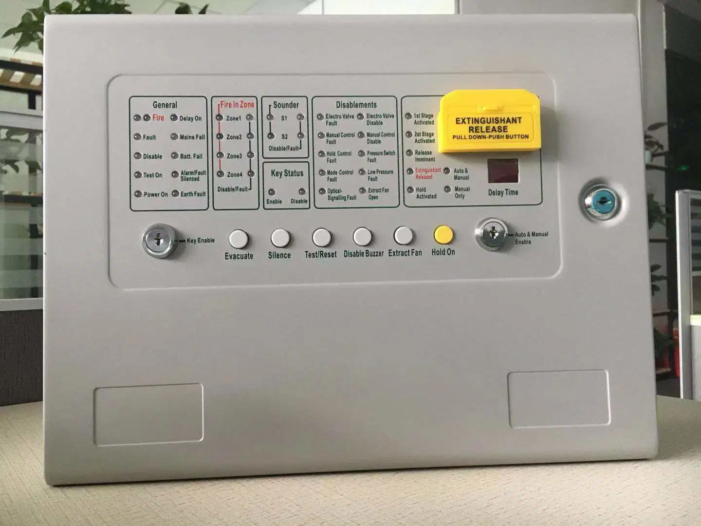 Fire Extinguishing Alarm System Gas Release Fire Suppression Control Panel