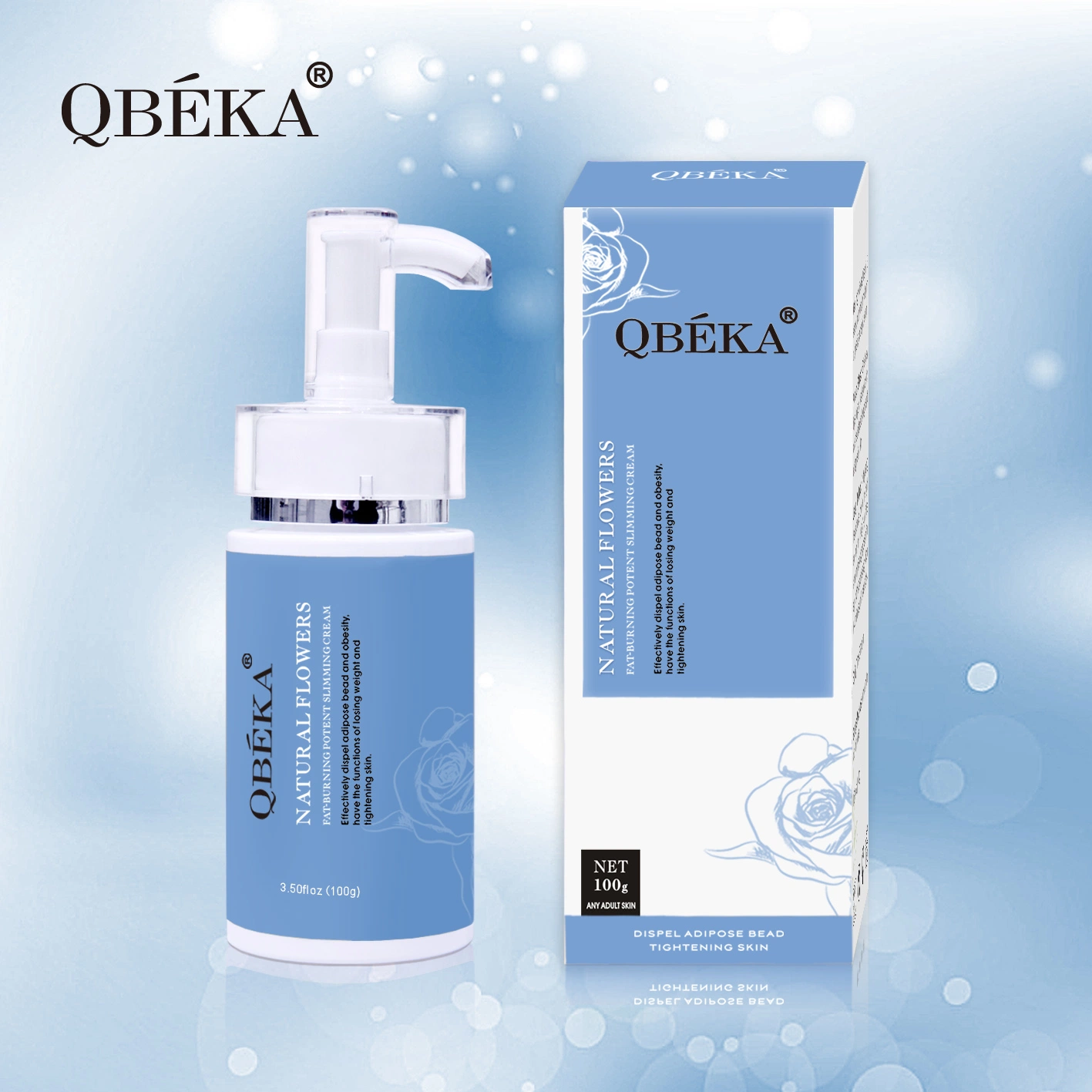 Cosmetic New Arrival Best Qbeka Fat Burning Potent Slimming Cream