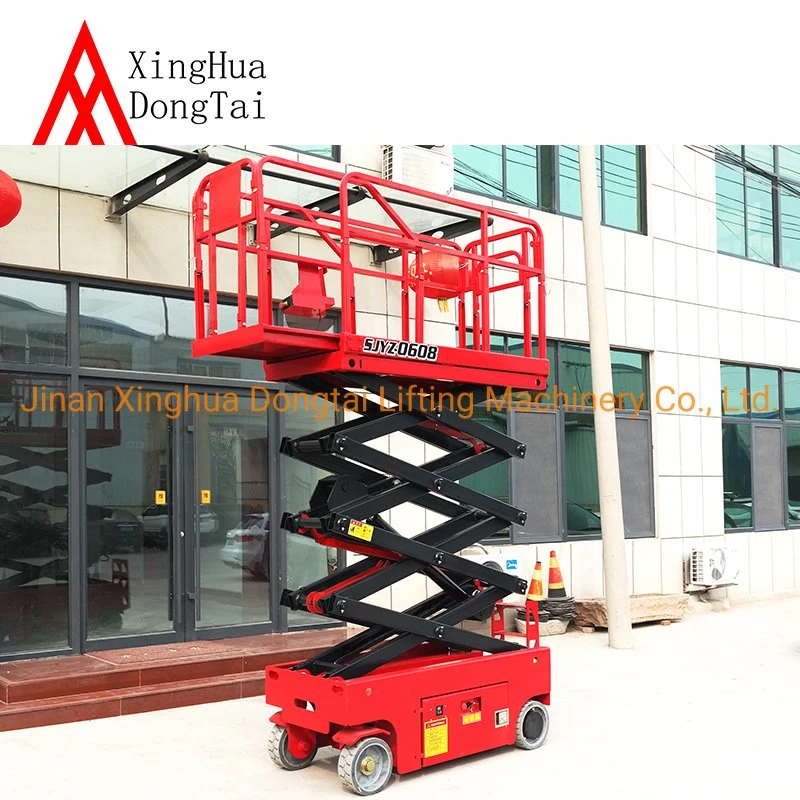 4-8 Meter Automatic Hydraulic Scissor Lifting Platform Elevator for Warehouse