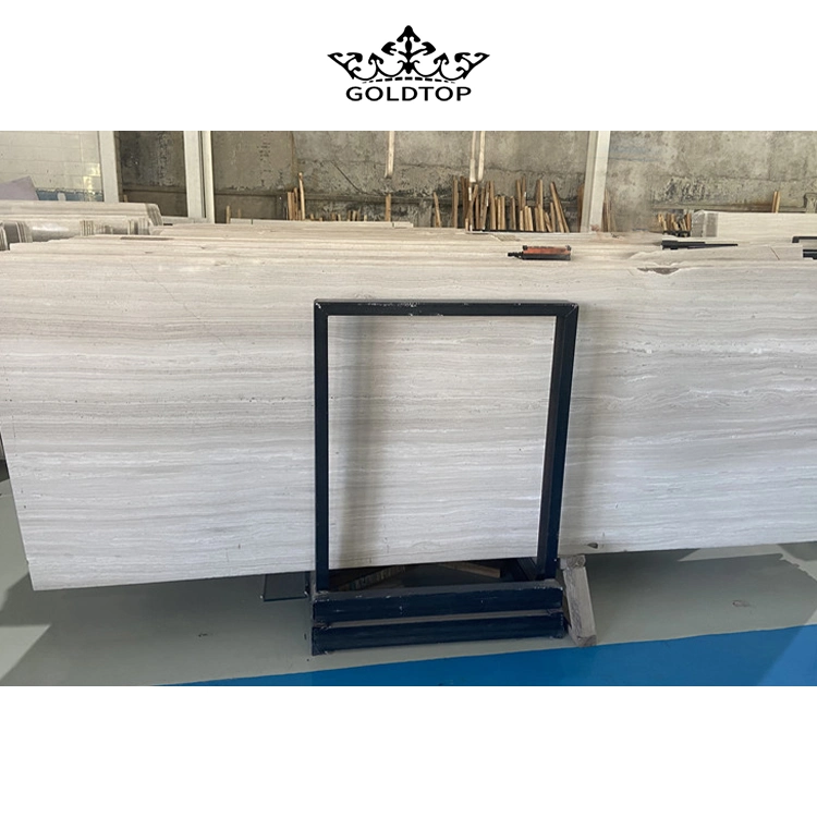 Natural Marmore Hot Sales Polished White Wood Marble Wall Tiles/Slab Baldosas/baldosas de suelo/Mesa/encimera