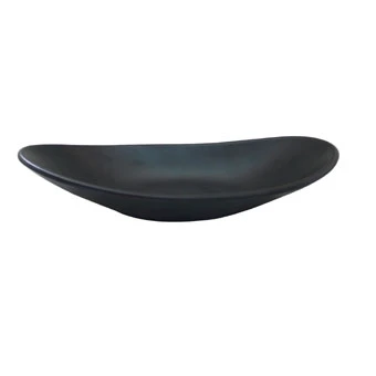 Irregular Plate Melamine Material Restaurant Hotel Japanese Style Black Melamine Plate