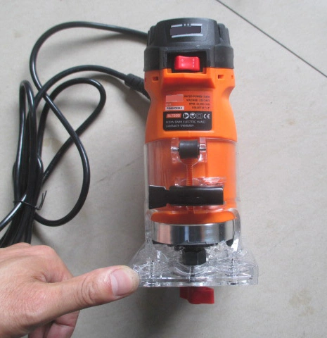 Tolhit 500W 6mm Wood Router Machine Mini Electric Laminate Trimmer